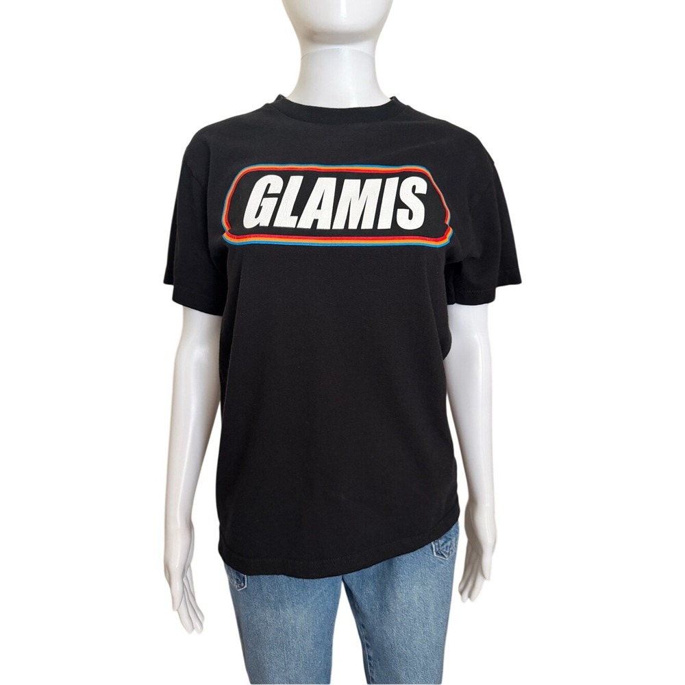 Glamis Sand Dunes Racing Off Road Black Cotton Short Sleeve T-Shirt Size Small